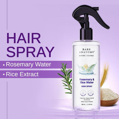 Rosemary & Rice Water Hair Growth Spray