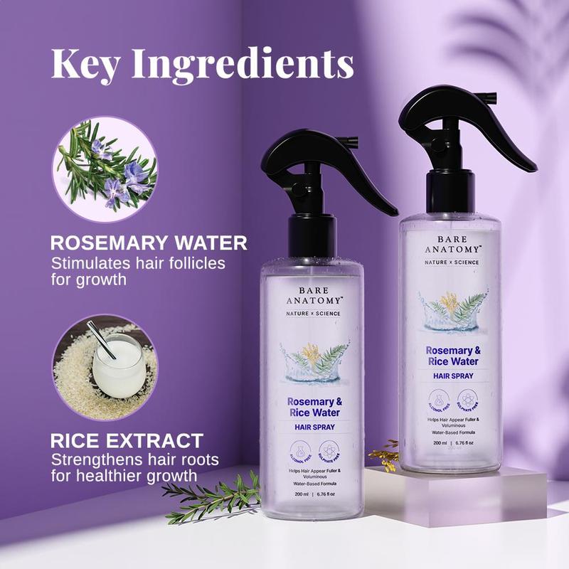 Rosemary & Rice Water Hair Growth Spray